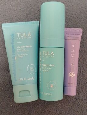 Tula Skincare Aqua Cleansers with Lavender Tatcha Mini